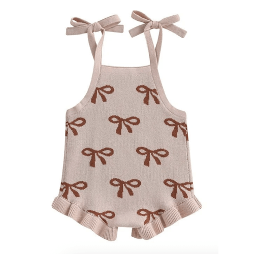 Bows Knit Romper