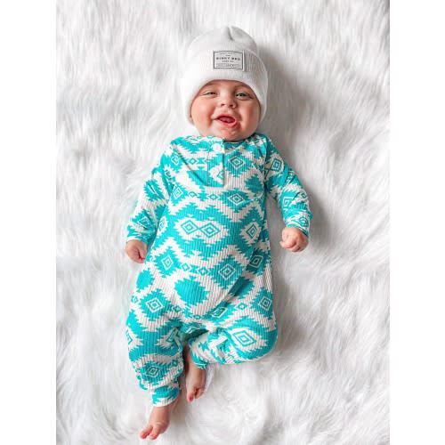 Mint Aztec Jumper