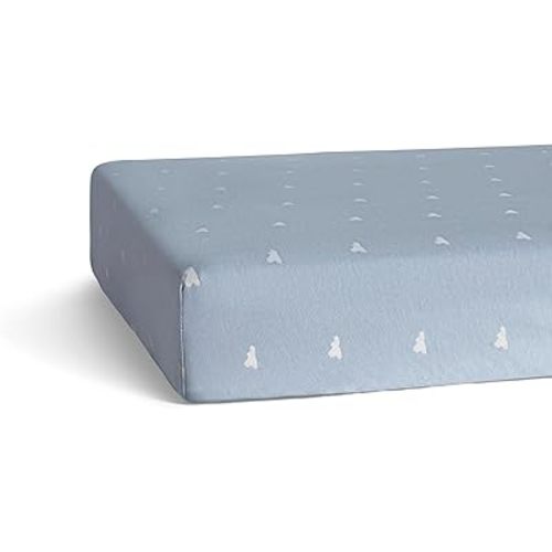 Parker Baby Soft & Durable Fitted Baby Crib Sheets | Snug Fit for Standard Crib Mattresses | Machine Washable, Fade-Resistant & Modern Nursery Designs
