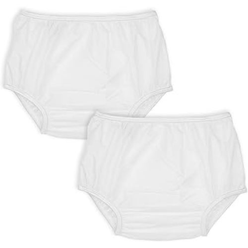 Reusable Waterproof 100% Nylon Taffeta Diaper Pants for Potty Training & Swimming, Leak-Proof & Rip-Proof, Large (Fits 26 - 31 lbs), 2 Counts