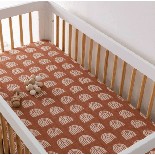 Babyletto Crib Sheet in GOTS Certified Organic Muslin Cotton