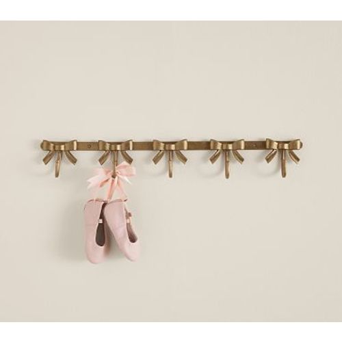 Cast Brass Hook Rack, Ava Ribbon