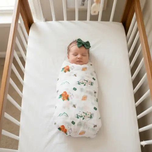 North Carolina Baby Muslin Swaddle Blanket: Floral Prints – Little Hometown