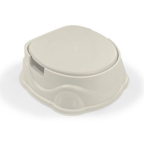 Dolu Nuve 3-in-1 Potty, Toilet Adapter, and Step Stool, Ergonomic Design, Beige