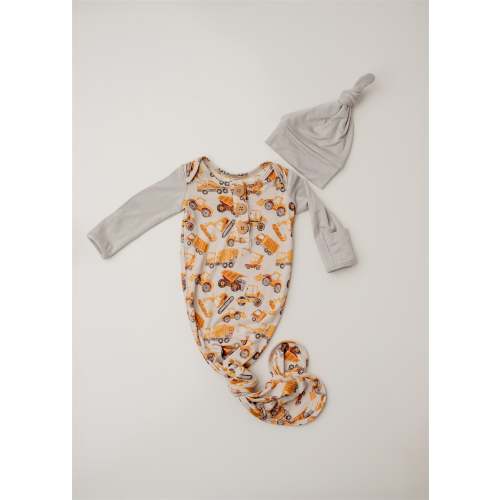 Little Loaders | Knot Gown & Hat Set