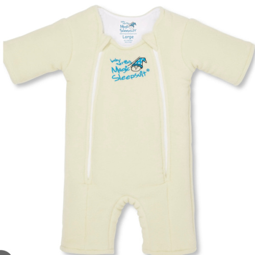 Cream Baby Merlin’s Magic Sleepsuit | Soft 100% Cotton Infant Sleepsuit