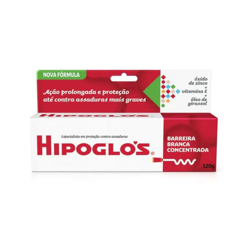 Hipoglos - Original - Creme Preventivo de Assaduras 120Gr - (Diaper Rash 4.23Oz)