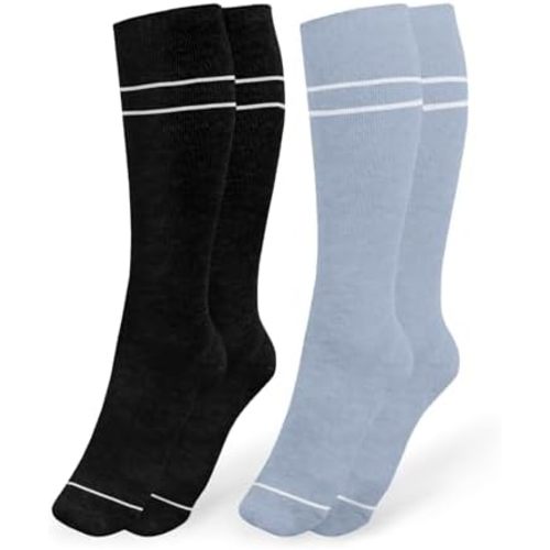Kindred Bravely Maternity Compression Socks 2-Pack | Graduated Compression Socks for Circulation Pregnancy Travel