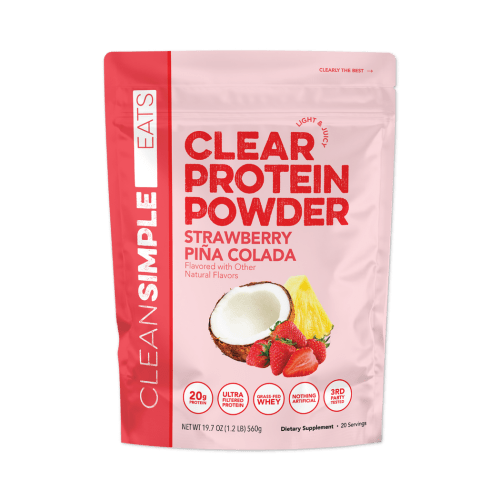 Clear Protein Powder - Strawberry Piña Colada | CSE – Clean Simple Eats