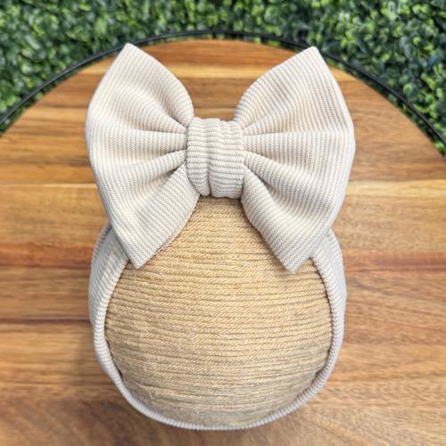 Classic Corduroy Nude Cream Fall Baby Head Wrap Bow, Nude Cream Baby Head Wrap, Nude Cream Bow, Nude CreamWrap, Fall Bows, Nude Corduroy Bow
