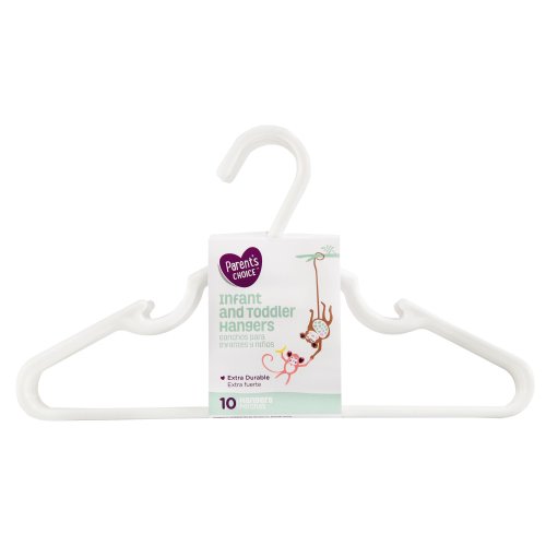 Parent's White Choice Infant & Toddler Hangers, 10 Pack