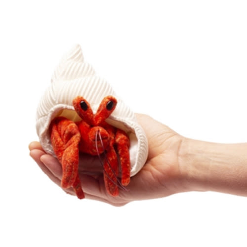 Mini Hermit Crab Finger Puppet | Folkmanis
