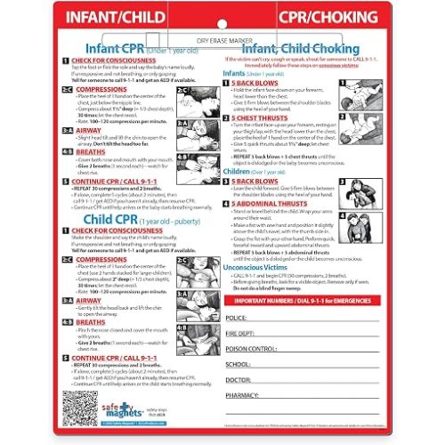 Infant and Child CPR & Choking Magnet