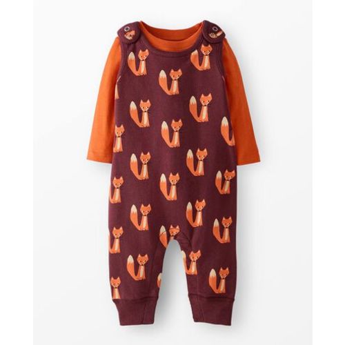 Baby French Terry Tee & Overalls Set