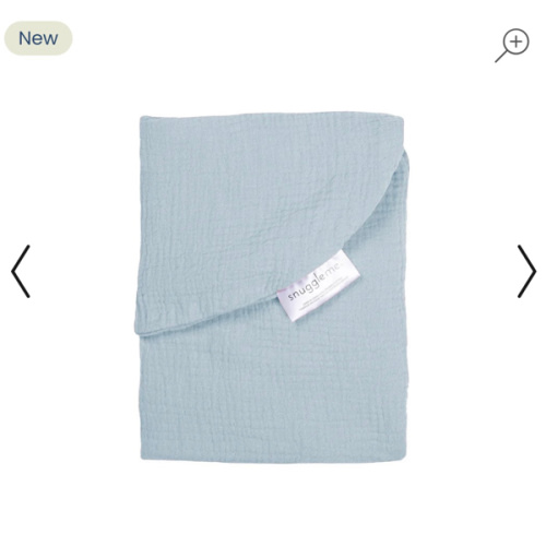 Lounger Curve Muslin Cover | Bluebell