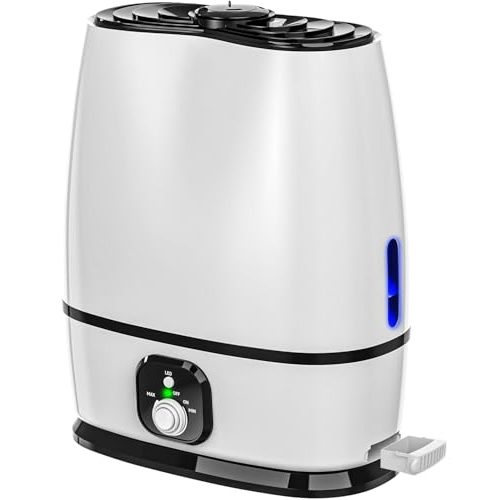 Everlasting Comfort 6L Humidifiers for Bedroom, Quiet 50HR Runtime No-Filter Supersized Cool Mist Humidifier Large Room for Whole House, Plants, Baby Nursery, Allergies, Dry Skin, Congestion, Indoor