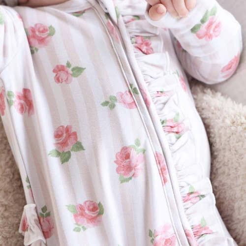 Girl Ruffle Zipper Footies | Best Sellers, 0-3m