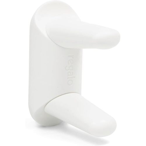 Regalo Safety Lever Door Lock for Baby Proofing, Child Proof Lock for Lever Handles, Easy Slide Door Latch with 3M Adhesive (White, 1 Pack)