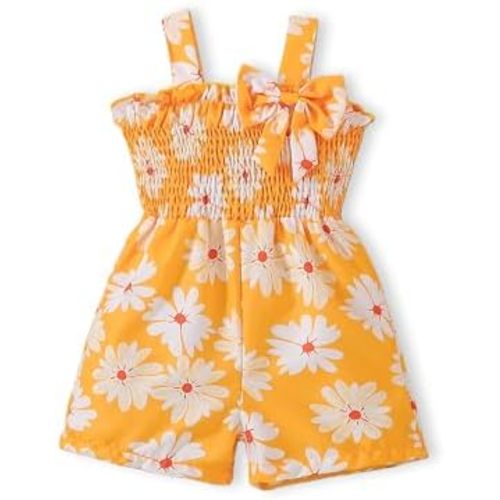 Baby Girl Clothes Toddler Girl Summer Outfit Infant Romper Ruffle Sleeveless Tank Top Jumpsuit 6M-3T
