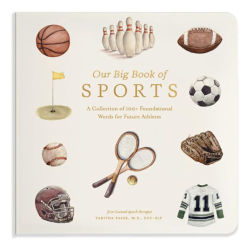 Our Big Book of Sports: A Collection of 100+ Foundational Words for Future Athletes (Tabitha Paige Children's Book Series)