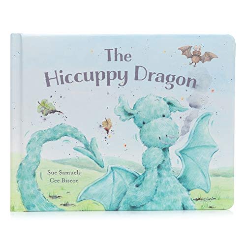Jellycat The Hiccupy Dragon Book