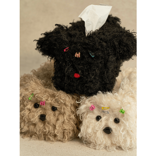 Ivory (large) dog issue holder