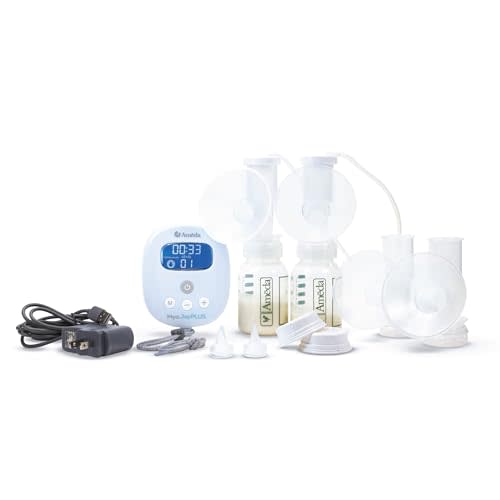 Ameda MYA Joy Plus Electric Breast Pump | Rechargeable Breast Pump | Portable Breast Pump Hands Free | Hospital Grade Breast Pump | Includes HygieniKit & Ameda Pump Parts | Hands Free Breast Pump