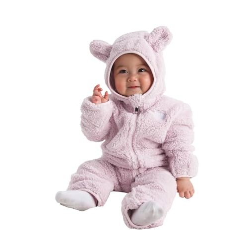 THE NORTH FACE Baby Campshire One-piece | Cozy Fleece Winter Onesie, With Mittens, Booties & Attached Bear Ear Hood
