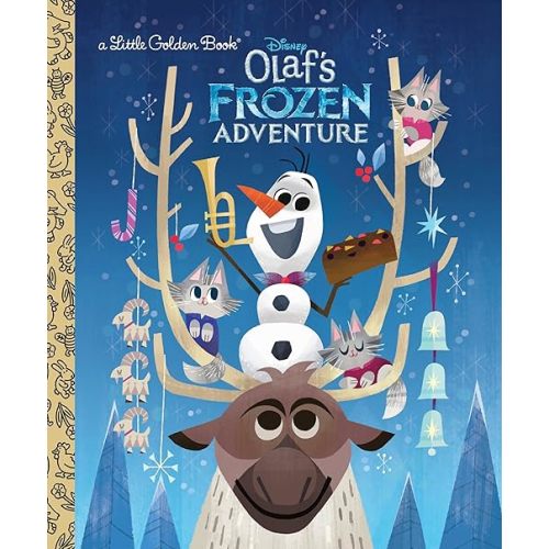 Olaf's Frozen Adventure Little Golden Book (Disney Frozen) Hardcover – Picture Book, October 10, 2017