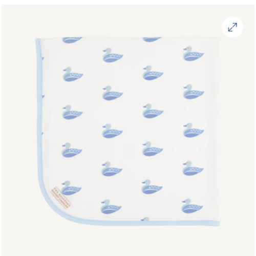 Baby Buggy Blanket - Cuddle Up Cutie Buckhead Blue | Baby Stroller Blanket