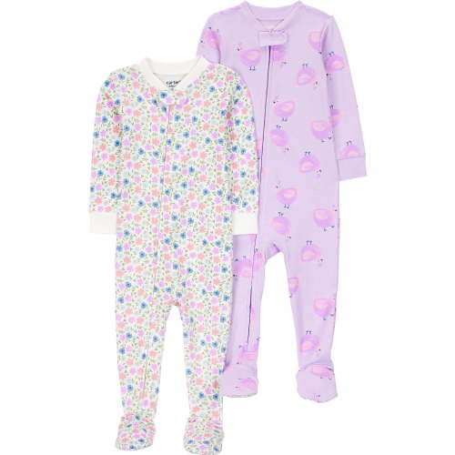 Carter's Child of Mine Toddler Pajama, 2-Pack, One-Piece, Sizes 12M-5T