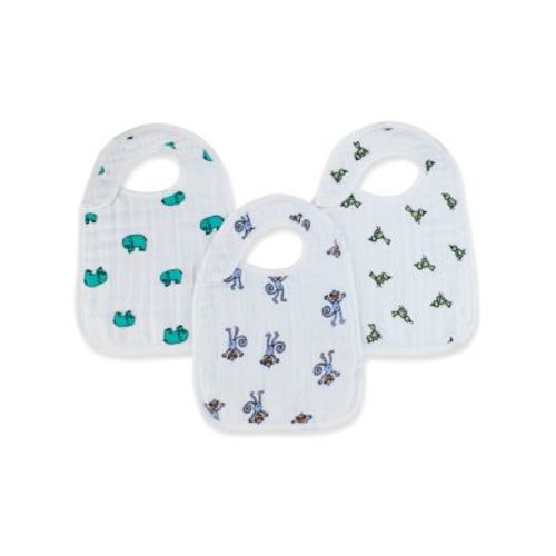 Jungle Jam Snap Bibs - Set of 3