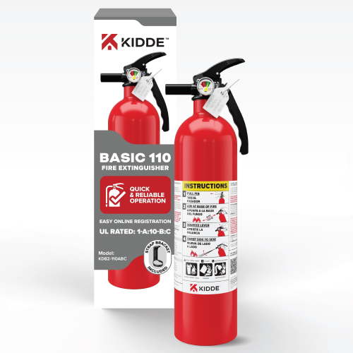 Free Shipping! Kidde Fire Extinguisher for Home Residential 1-A:10-B:C, 2.5 lbs, Lightweight, Easy-to-Read Pressure Indicator