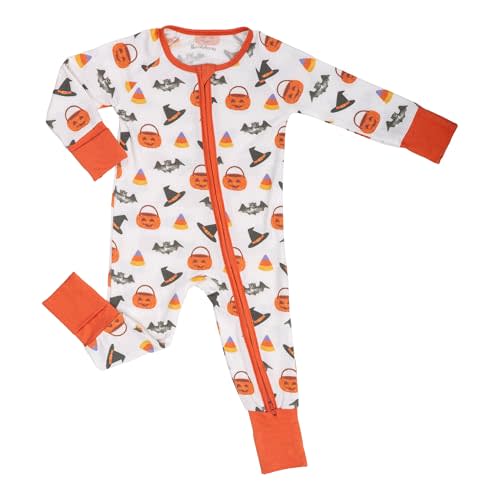 LollyBanks Baby Pajamas, 2-Way Zipper Infant Romper, 95% Viscose Made from Bamboo and 5% Spandex, Baby Sleepers