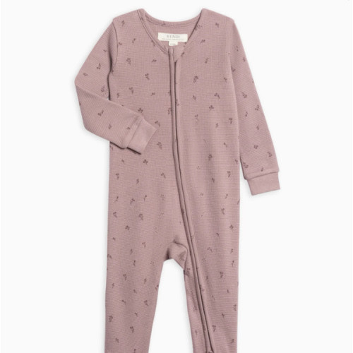Lane Waffle Knit Zipper Sleeper