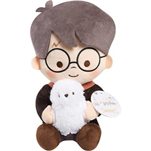 Harry Potter Wizarding Friends and Pals Harry Potter with Hedwig 11-inch Soft and Cuddly Plush Stuffed Animal, Kids Toys for Ages 3 Up, Amazon Exclusive