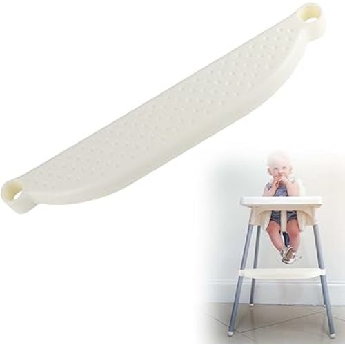 1PCS-Adjustable Highchairs Footrest Accessories,High Chair Foot Rest, Essential High Chair Accessories – Fits Most High Chairs,Footrest Compatible with IKEA Antilop HighChair (White)