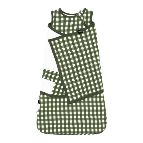 Sleep Bag Swaddler in Gingham Fir 1.0