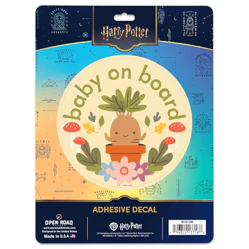 Harry Potter Mandrake Baby on Board Adhesive Vinyl Decal - Adorable Mandrake Car Sticker for Families with Baby on Board