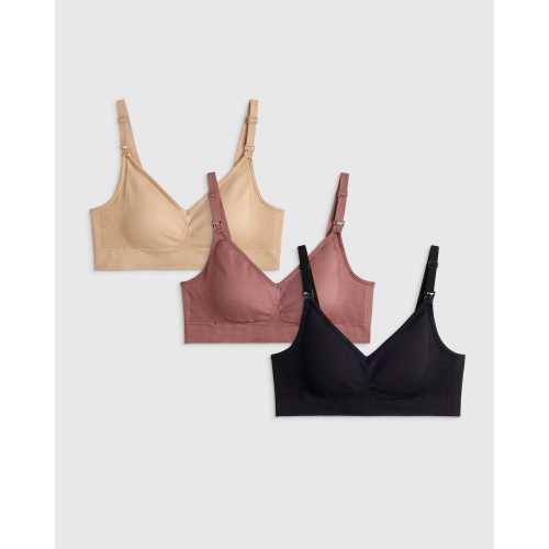 Seamless Nursing Bra 3 Pack