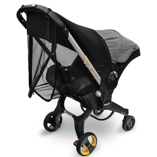 Mosquito Net for Baby Car Seats,Baby Mosquito Net for Infant Car Seats,Infant Stroller and Bassinets,Portable Durable, Long-Lasting Infant Insect Shield Netting,Premium Quality,Machine Washable(Black)