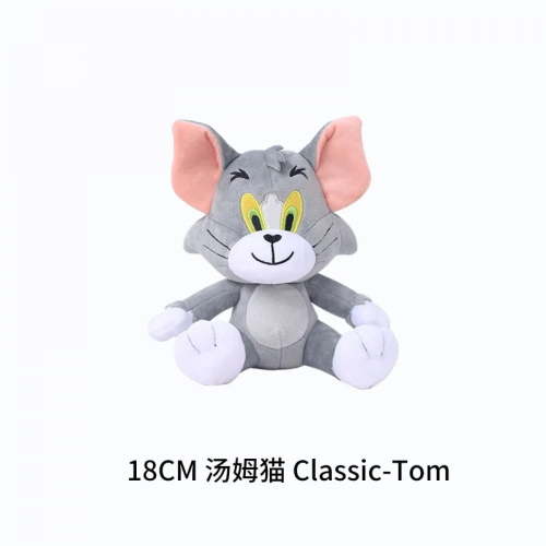Anime Tom And Jerry Plush Toy Cartoon Movie Figures Cat Mouse Cute Plushies Stuffed Animal Doll Toys For Kids Gift Free Shipping