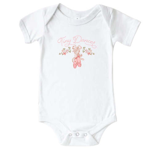 Tiny Dancer Graphic Bodysuit | White