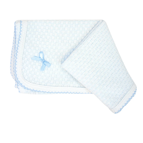 Paty Knit Receiving/Swaddle Blanket (Pinstripe) – PatyInc