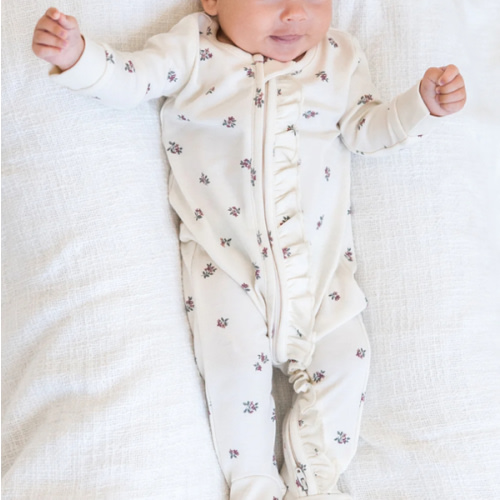 Neve Ruffle Zipper Sleeper