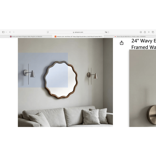 Round mirror