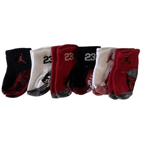Jordan Baby Boys' Ankle Socks Lightweight 6 Pairs