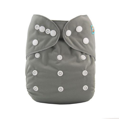 All In One Diaper with Pocket Sewn-in one 4-layer Bamboo blend insert (AO-B29A)