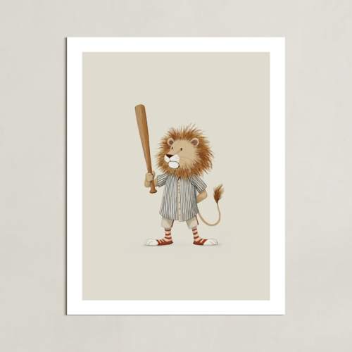 Animal All-Stars 4 Open Edition Children's 11x14 Art Print by Malunio