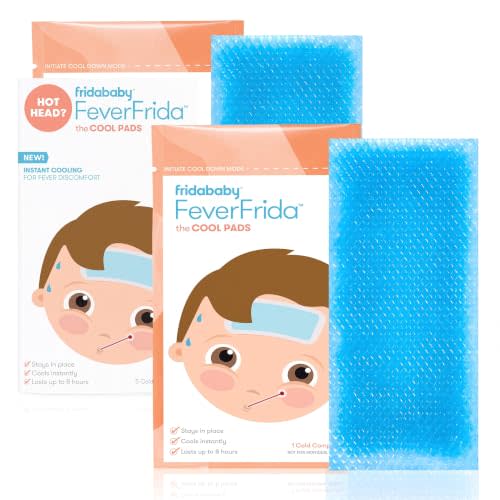 Frida Baby Cool Pads for Kids Fever discomfort by fridababy, 5 Count (Pack of 2)